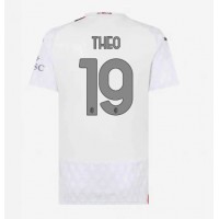 AC Milan Theo Hernandez #19 Bortatröja Kvinnor 2023-24 Korta ärmar